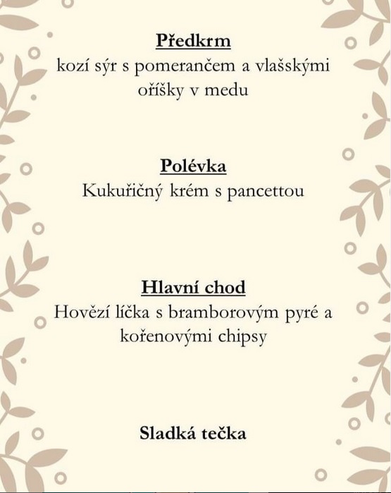 Evi tomečková, menu, svátek , MDŽ